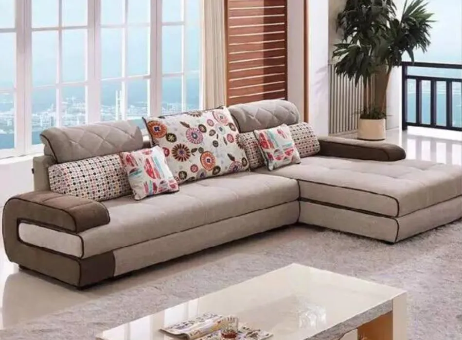 L shaped sofa design